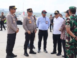 Kapolres Toba Bersama Forkopimda Dampingi Pj Gubernur dan Kapolda Sumut Tinjau Persiapan Jelang F1PowerBoat Di Danau Toba