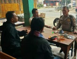 Cooling System Pasca Pemilu 2024, Kanit Samapta Polsek Munthe Sambangi Warga Sampaikan Pesan Kamtibmas