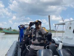 Pastikan Keamanan di Perairan Pasca Pemilu, Polres Tanjung Patroli dan Simulasi Quick Respon Penanganan Gangguan Kamtibmas Sepanjang Perairan