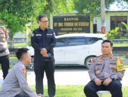 Kapolres Labuhanbatu Pantau Langsung PSU TPS 53 Aek Korsik