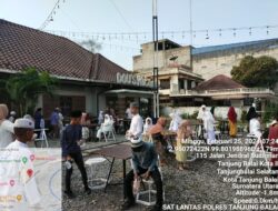Wujud Pelayanan Kepada Warga, Sat Lantas Polres Tanjung Balai Urai Arus Lalu Lintas Pada Kegiatan Group berkah