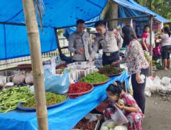 Polsek Kotarih Pastikan Harga Sembako Stabil jelang Puasa
