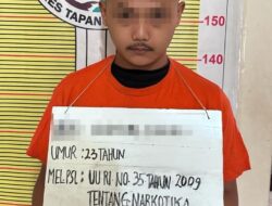 Aksi Polres Tapsel di Malam Hari Selidiki Peredaran Narkoba, Satu Tersangka Diamankan