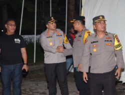 Polres Batubara Melaksanakan Apel Malam Untuk Memperketat Pengamanan Pleno Terakhir KPU