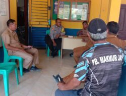 Bhabinkamtibmas Polsek Indrapura Aktif Laksanakan Kegiatan Sambang Cooling System Di Desa Binaannya