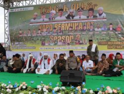 Polres Tanah Karo Berikan Keamanan di Acara Tabligh Akbar Karo Bermunajat Season 2 di Kabanjahe