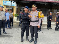 Polres Labuhan Batu Selatan Laksanakan Upacara Pelepasan Pasukan BKO Brimob Polda Sumut