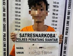 Pemilik 17 Paket Sabu dan 1 Bungkus Ganja ditangkap Polres Pematangsiantar