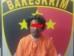 Mengancam Dengan Menggunakan Sebilah Parang Pelaku Di Amankan Opsnal Polsek Indrapura