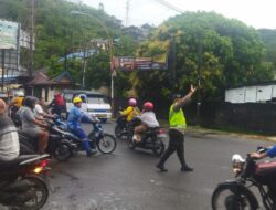 Setiap Pagi Polres Sibolga Laksanakan Strong Point, Urai Kemacetan