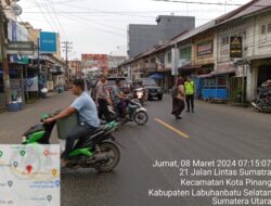 Polsek Sungai Kanan Polres Labusel Sosialisasikan Penerimaan Anggota Polri TA. 2024 di SMK Swasta Raja Mas Langga payung
