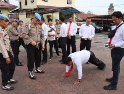 Bid Propam Polda Sumut, Lakukan Pemeriksaan Gaktibplin di Polres Dairi