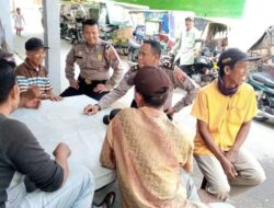 Sat Binmas Polres Langkat Sambang Dan Berikan Himbauan Kamtibmas