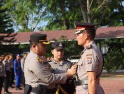 Kapolres Pimpin Upacara Sertijab Wakapolres Langkat