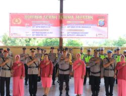 Upacara Serah Terima Jabatan di Polres Labuhanbatu