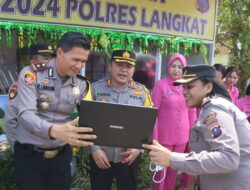 Kapolres Langkat Cek Pos YAN Operasi Ketupat Toba 2024