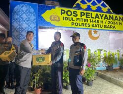 AKBP Taufiq Hidayat Thayeb, S.H., S.I.K Cek Personil Di Pos Pelayanan Ketupat Toba 2024