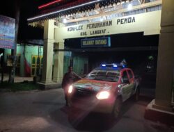 Polres Langkat Patroli Cek Rumah Kosong yang Ditinggal Mudik Warga