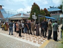 Personil Polres Batu Bara Dalam Rangka Hari Raya Idul Fitri 1445 H/2024 M Laksanakan Pengamanan Di Lapas Klas II A Labuhan Ruku