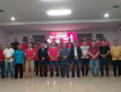 Dukung Timnas Indonesia, Polres Sibolga Adakan Nobar Di Aula Wira Pratama Bersama Warga