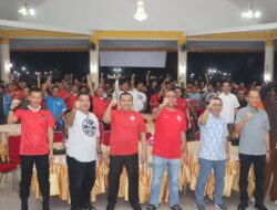 Bukti Kedekatan Polri Kepada Masyarakat Dengan Nonton Bareng Pertandingan Sepak Bola
