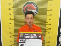 Edarkan Sabu AML Digiring Tim Opsnal Resnarkoba Polres Sibolga Ke RTP