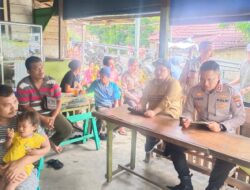 Jumat Curhat Dilaksanakan Personil Polres Sibolga, Dengarkan Curhatan Warga