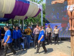 Polres Sibolga Melaksanakan Pengamanan, Dalam Rangka Perayaan Paskah Oikumene Kota Sibolga Tahun 2024