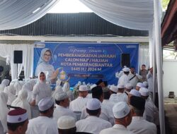 Polres Pematangsiantar Hadiri Tepung Tawar Calon Haji/Hajjah 1445 H/2024 M