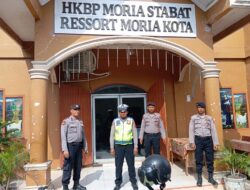 Polres Sibolga Layani Pengamanan Ibadah Gereja, Dalam Rangka Merayakan Kenaikan Isa Al-Masih