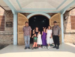 Polres Batu Bara Dan Jajaran Lakukan Pengamanan Gereja Dalam Rangka Perayaan Kenaikan Isa Al-Masih