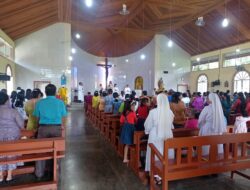 POLRES TAPTENG LAKUKAN PENGAMANAN GEREJA UNTUK IBADAH KENAIKAN YESUS KRISTUS