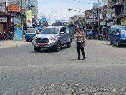 Berikan Himbauan Tertib Lalu Lintas Dijalan Raya, Dilaksanakan Polisi NYINYII Satuan Lalu Lintas Polres Batubara