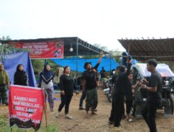 Polres Labuhan Batu Peduli Turunkan Tim Kesehatan Ke Posko Masyarakat Penentang Beroperasinya Pabrik Pengolahan Minyak Kelapa Sawit