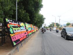 Kerja Keras Polres Labuhan Batu Ungkap Kasus Narkoba Di Ganjar Warga Masyarakat Dengan Karangan Bunga