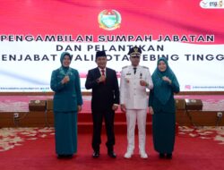 Lantik Muttaqien Jadi Pj Walikota Tebingtinggi,Pj Gubernur Sumut Yakin Mampu Jalankan Roda Pemerintahan