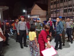 Polres Sibolga Gelar Patroli Skala Besar, Antisipasi Gangguan Kamtibmas Di Kota Sibolga