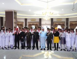 Kapolres Langkat Hadiri Upacara Peringatan Hari Lahir Pancasila di Ruang Pola Kantor Bupati Langkat