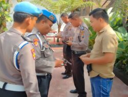 Sipropam Polres Tanah Karo Melaksanakan Operasi Gaktiblin di Polsek Simpang Empat