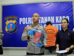 Polres Tanah Karo Gelar Press Release Kasus Persetubuhan Terhadap Anak