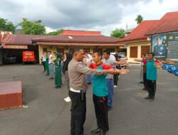 Kapolres Sibolga Buka Pelatihan PKS Tingkat SMA Di Mako Polres Sibolga