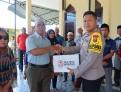 Sambut Hari Bhayangkara Ke-78 Tahun 2024, Kapolres Sibolga Berikan Bansos