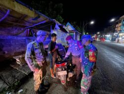 Polres Sibolga Laksanakan Patroli Gabungan Tiga Pilar Dan Razia, Cegah Kenakalan Remaja