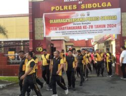 Polres Sibolga Olahraga Bersama Instansi Terkait Dan Masyarakat
