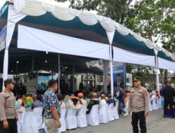 Polres Langkat Gelar Pengamanan Kampanye Pertemuan Terbatas dan Dialog Calon Gubernur Sumut