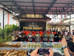 Perang Melawan Narkoba: Polda Sumut Ungkap 32 Kasus dan Sita 201 Kg Sabu, 272 Kg Ganja serta 40.000 butir Ekstasi