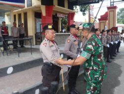 SILATURAHMI PANGDAM I/BB MAYJEN TNI RIO FIRDIANTO, SH BESERTA ROMBONGAN DI MAKO POLRESTA DELI SERDANG