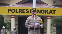 Pimpin Upacara Bendera Bulanan, Ini Pesan Kapolres Langkat