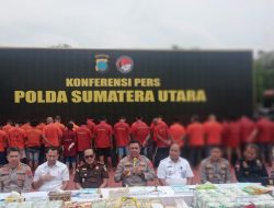 Polda Sumut Ungkap 517 Kasus Narkoba, Selamatkan Lebih dari 1 Juta Jiwa