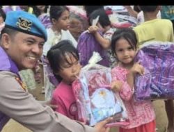 Tas dan Tawa Baru untuk Anak-anak Sibolga, Polda Sumut Pulihkan Trauma Pascabencana